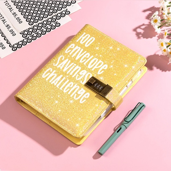 100 envelope savings challenge with custom pen. & UV wrap Handcrafted - Picture 7 of 16